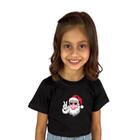 Blusa Infantil Natalina Papai Noel T-shirt Blogueirinha Kids