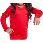 Blusa Infantil Térmica Menina de Praia Segunda Pele Uv50+ Proteção Solar