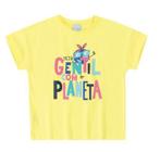 Blusa Juvenil Planeta Amarela - Malwee