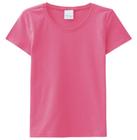 Camiseta Do r Brancoala Infantil E Juvenil Mangas Pink