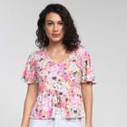 Blusa Lecimar Floral Feminina