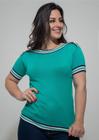 Blusa m/c Pau a Pique Modal Verde