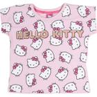 Blusa Manga Curta Infantil Hello Kitty Rosa - Hello Kitty