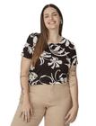 Blusa manga curta plus size várias estampas g1 ao g5 malwee