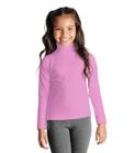 Blusa Manga Longa Infantil Gola Alta Rovitex Kids Rosa