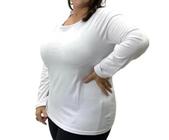 Blusa Manga Longa Plus Size Malwee