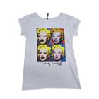 Blusa Marilyn Monroe Camiseta Baby Look Sfm420