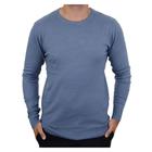 Blusa Masculina Broken Rules Sueter Tricot Azul - 590192