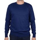 Blusa Masculina Delkor By Moocity Tricot Azul Plus Size - 598018