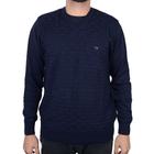 Blusa Masculina Ogochi Tricot Concept Slim Marinho - 0054900