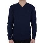 Blusa Masculina Ogochi Tricot Slim Marinho - 005511