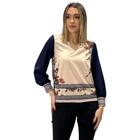 Blusa Miravest Gola V Manga Longa