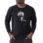 Blusa Jaqueta 3D Kakashi Sharingan Naruto Anime Touca Canguru