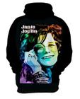 Blusa Moletom Canguru Capuz Janis Joplin 3_x000D_