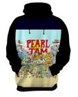 Blusa Moletom Canguru Capuz Pearl Jam 44_x000D_