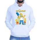 Blusa Moletom Canguru Casual Flanelado Os Simpsons