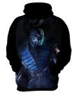 Blusa Moletom Canguru Jogo Mortal Kombat Sub Zero 3_x000D_