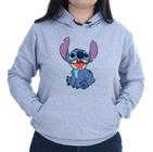 Blusa Moletom Canguru Lilo & Stitch Desenho Novidade Unissex