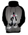 Blusa Moletom Canguru Looney Tunes Frajola 8_x000D_