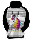 Blusa Moletom Canguru Unicornio 2_x000D_