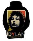 Blusa Moletom Capuz Canguru Rock Banda Clássico Bob Dylan 3_x000D_
