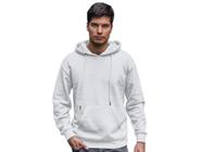 Blusa moletom casaco de frio Masculino e Feminino Liso com Bolso e Capuz Moletom Linha Premium-M009