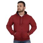 Blusa Moletom Casaco Feminino Canguru Com Zíper