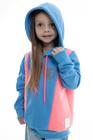 Blusa Moletom Feminino Infantil Recorte