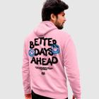 Blusa Moletom Genuine Grit Masculina Estampada Algodão 30.1 Better Days Ahead