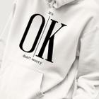 Blusa Moletom Genuine Grit Masculina Estampada Algodão 30.1 It's Ok Don't Worry