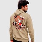 Blusa Moletom Genuine Grit Masculina Estampada Algodão 30.1 Urso Sad