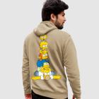 Blusa Moletom Genuine Grit Masculino Estampado Algodão 30.1 Simpsons Donuts