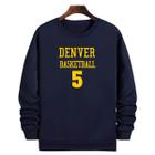 Blusa Moletom Gola Basquete Denver Basketball número 5