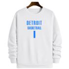 Blusa Moletom Gola Basquete Detroit Basketball número 1