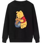 Blusa Moletom Gola Careca Unissex Ursinho Pooh Urso Mel