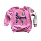 Blusa moletom infantil fechada sem capuz