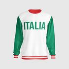 Blusa Moletom Italia Time de Futebol Copa Esporte Masculino - Bueno Store