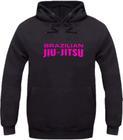 Blusa Moletom Jiu Jitsu canguru masculina feminino c/ capuz coleção