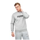 Blusa Moletom Puma Big Logo Crew Manga Longa Masculina