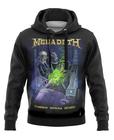 Blusa Moletom Rock Megadeth Banda Metal Skull Caveira Masculina