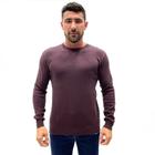Blusa oyhan em lã tricot gola redonda masculina