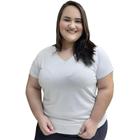 Blusa Plus Size Camiseta Feminina De Viscolycra  Até G4