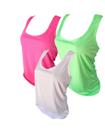 Blusa Regata Costas Nadador Dry Fit Treino Fitness Acadêmia Kit 3 peças - Queen Gym