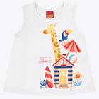 Blusa Regata Girafa Infantil Feminina Kyly 1000185