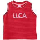 Blusa Regata Infantil Menina - Vermelho 4 - LILICA