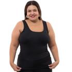 Blusa Regata Malha Furadinha Feminina Cavada Lisa Feminina Academia G1 Ao G6