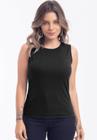 Blusa regata slim malha ribana canelada 50522a