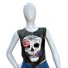 Blusa Regata Tie Dye Caveira G