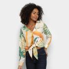 Blusa Road Mel Floral Nó Feminina