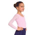 Blusa Segunda Pele Ballet Infantil Feminina Rosé Lupo tam G